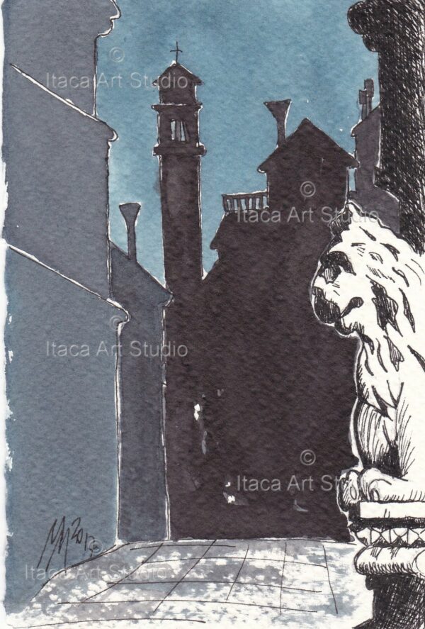 deep night in Venice