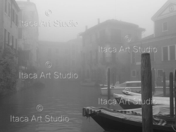 a foggy day in Venice
