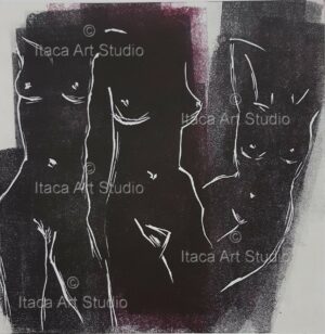 three woman