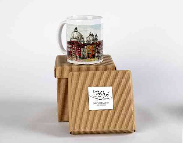 the Grand Canal and Santa Maria della Salute basilica mug