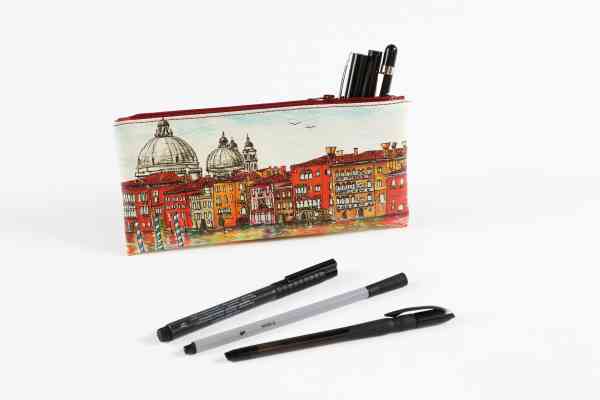 the Grand Canal and Santa Maria della Salute Basilica pouch