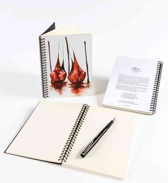 two red gondolas notebook